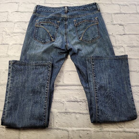 Eddie Bauer Curvy Specially Dyed Bootcut Jeans size 2R - Picture 3 of 16